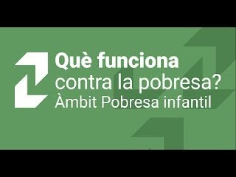 Què funciona contra pobresa infantil