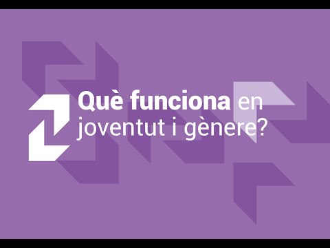 Que funciona joventut i gènere